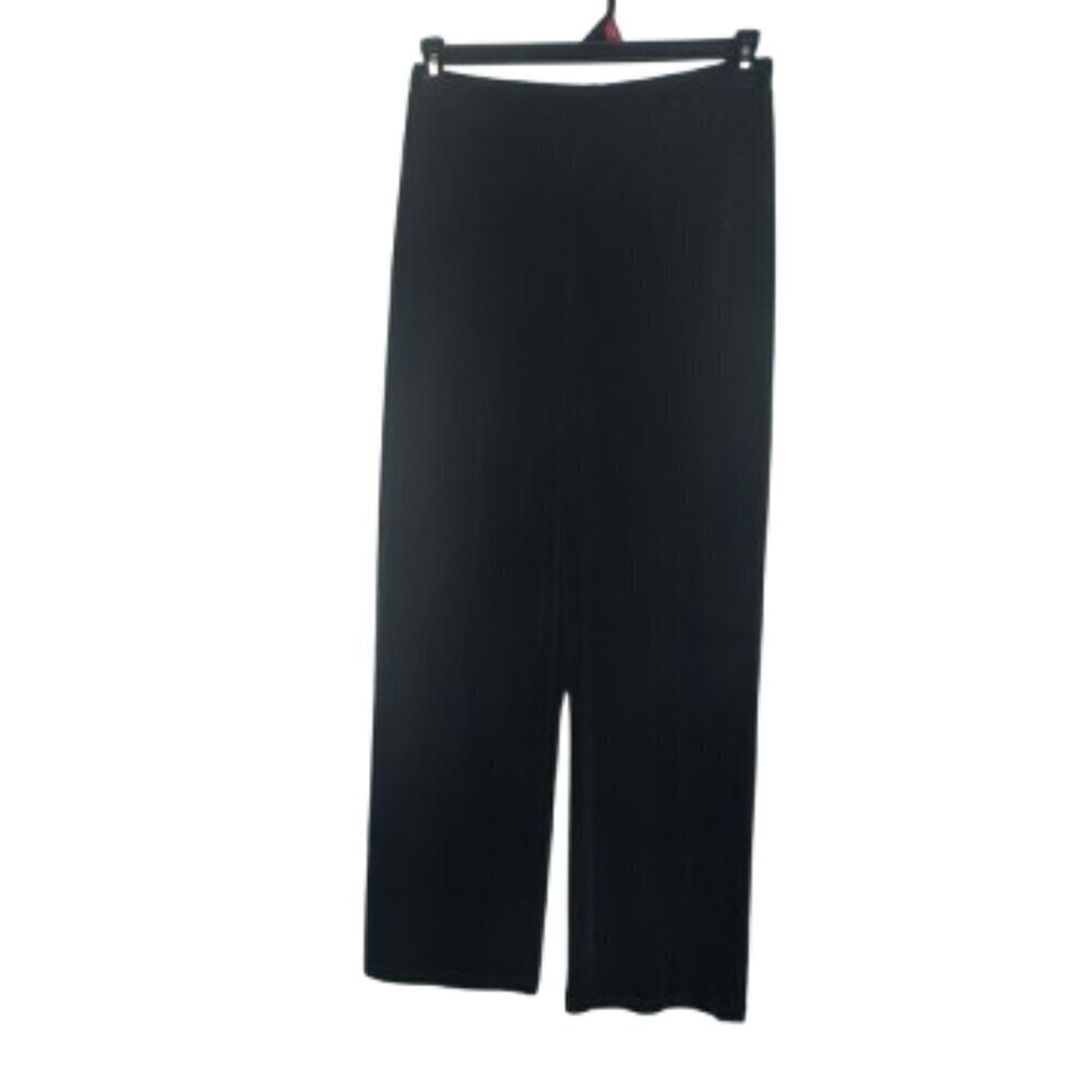 Travelers by Chicos Women's No Tummy Black Stretch Elastic Pull On Pants 1 Short - Picture 1 of 7